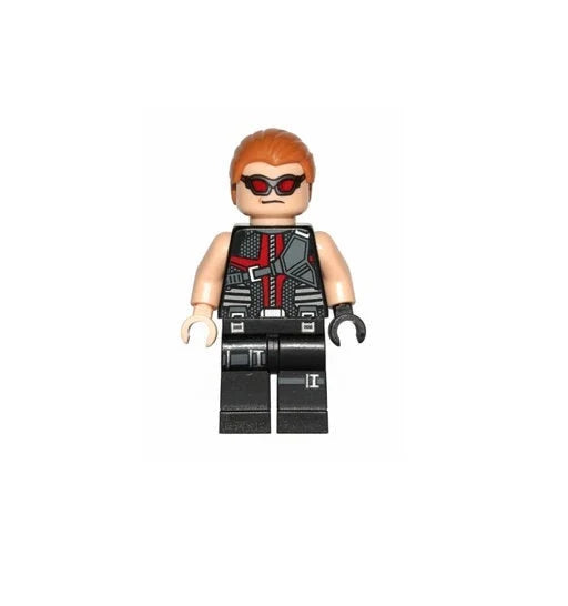 Hawkeye Clint Barton Custom Marvel Superhero Minifigure Description Custom created figure that is compatible with LEGO.  HAWKEYE CLINT BARTON CUSTOM MARVEL SUPERHERO MINIFIGURE